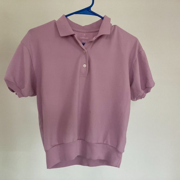 Everlane The Oversize Polo in Lilac - Picture 4 of 6